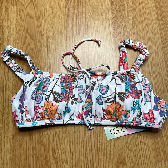 Sundazed Paisley Bikini Top, 34 B/C - Picture 2 of 8